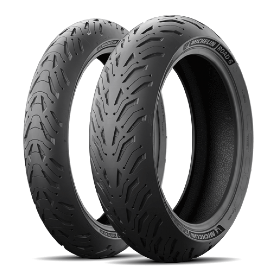 Michelin Set 120/70ZR19 ve 170/60ZR17 Road6 XST Evo Ön Arka Takım Lastik ( 2023)