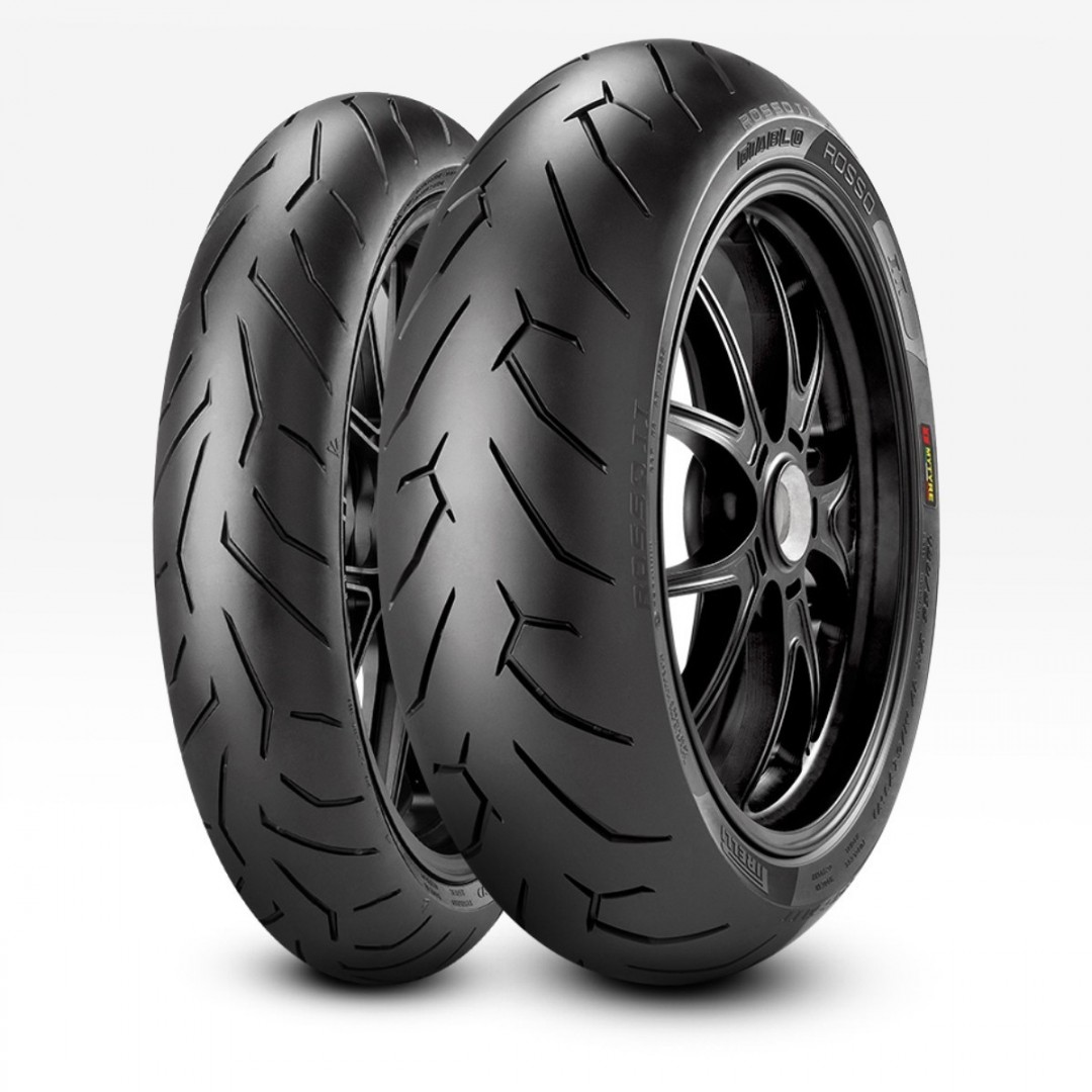 Pirelli Set 120/70ZR17 ve 200/50ZR17 Diablo Rosso II Ön Arka Takım