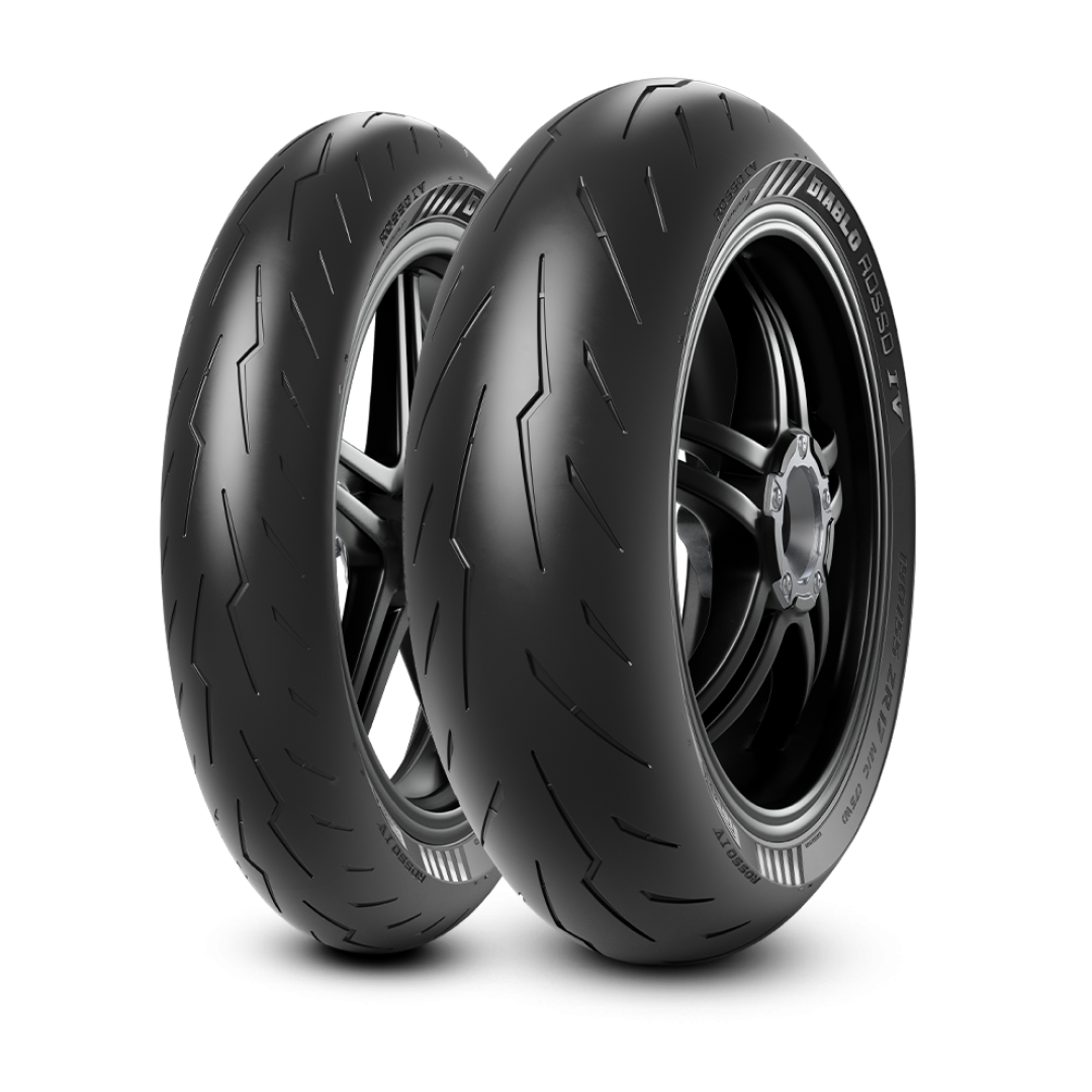 Pirelli Set 120/70ZR17 ve 180/55ZR17 Diablo Rosso IV Ön Arka Takım Lastik