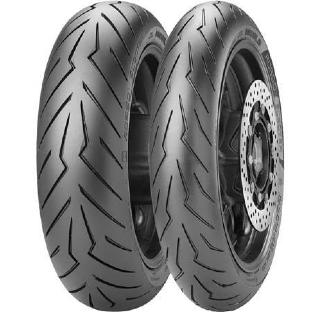 Pirelli Set BMW C600 Sport Set 120/70R15 ve 160/60R15 Diablo Rosso Scooter Lastiği