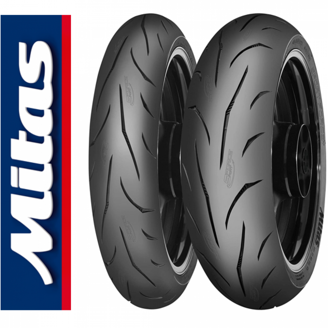 Mitas Set Yamaha R25 110/70ZR17 ve 140/70ZR17 Sport Force Plus Ön Arka Takım (2024)