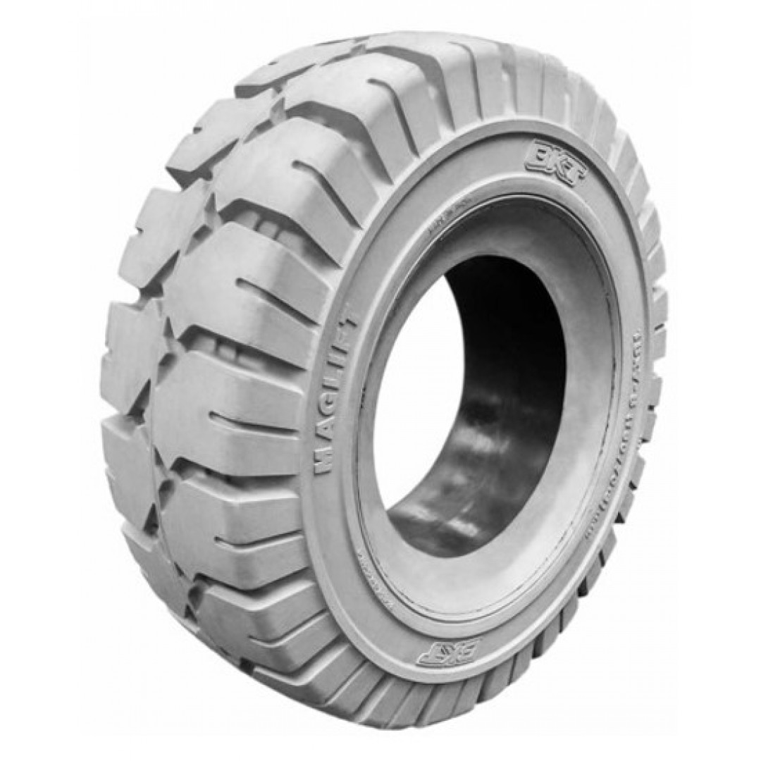 BKT 18X7-8 (4.33) Beyaz Dolgu Segmanlı Forklift Lastiği Maglift Lip