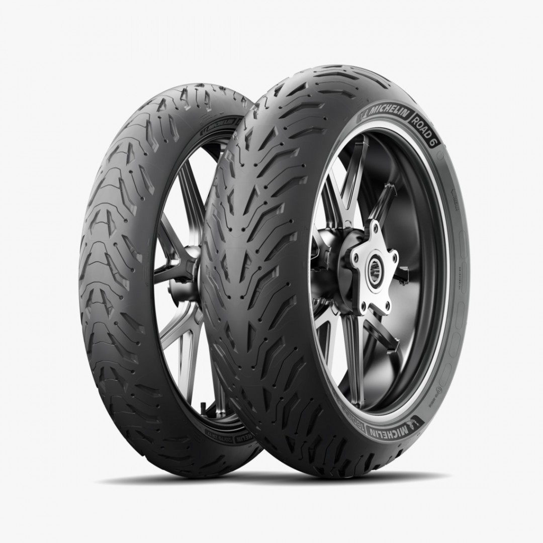 Michelin Set 120/70ZR17 Ve 170/60R17 Road6 Ön Arka Takım