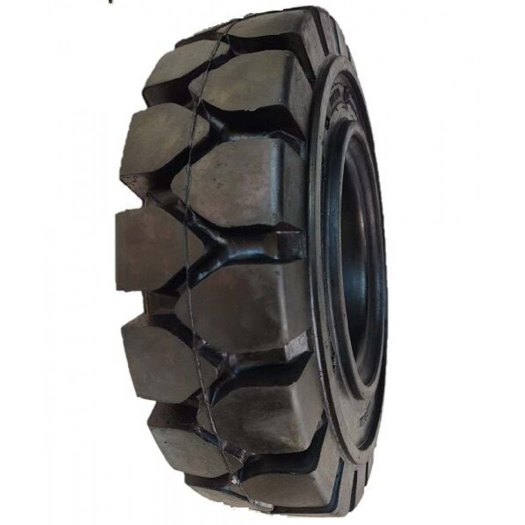 Mileway 28x9-15 (8.15-15) Perfecto Siyah Segmansız Dolgu Forklift Lastiği