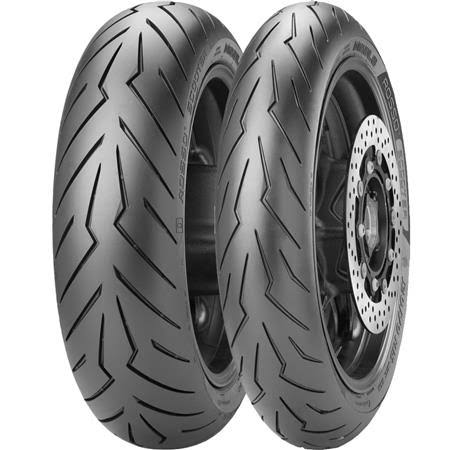 Kymco Xciting 500 Set 120/70-15 150/70-14 Pirelli Diablo Rosso Scooter