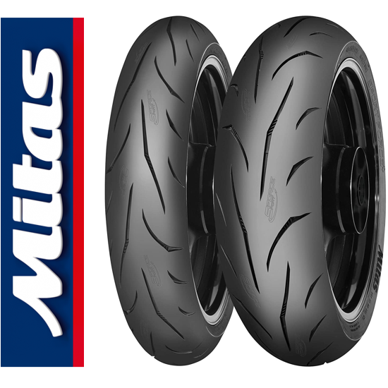 Mitas Set 120/70ZR17 ve 190/50ZR17 Sport Force Plus Ön-Arka