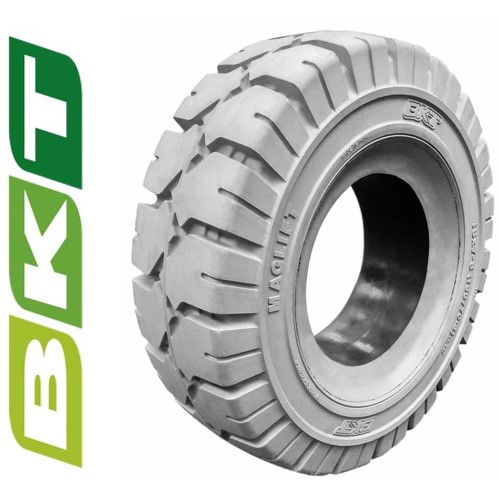 BKT 23X10-12 Beyaz Dolgu Segmanlı Forklift Lastiği Maglift Lip