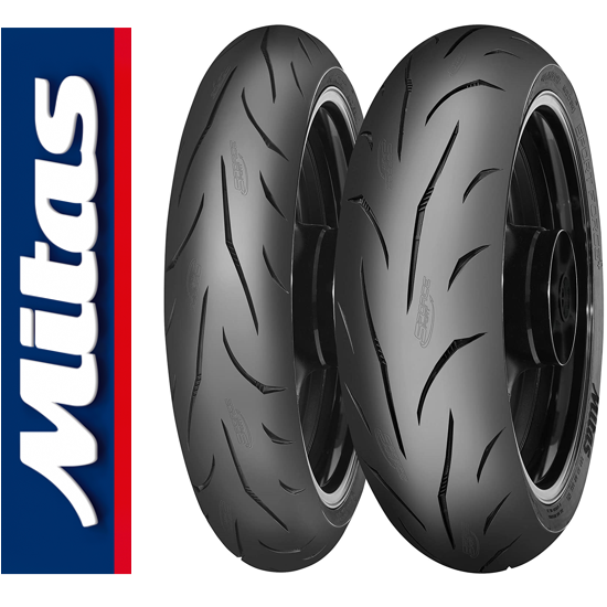 Mitas Set 100/80-17 ve 130/70-17 Sport Force Plus Ön Arka Takım