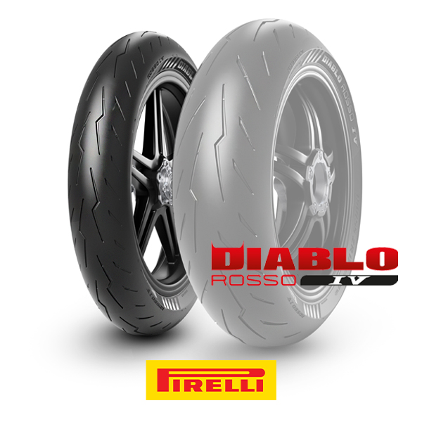 Pirelli Set 120/70ZR17 ve 190/50ZR17 Diablo Rosso IV Ön Arka Takım