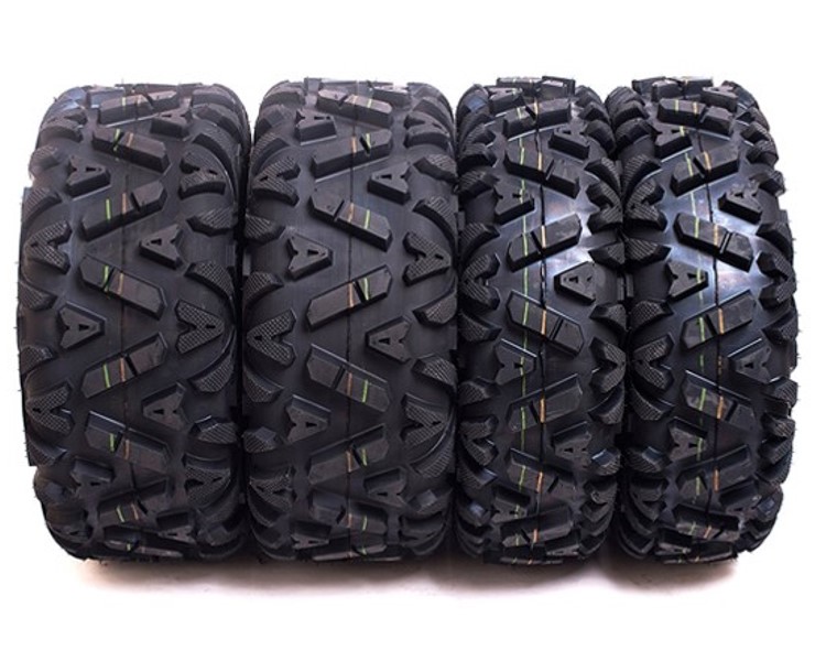 SunF Set 27x9-14 ve 27X11-14 A033 Power 6PR ATV-UTV Lastik Takımı Ön-Arka