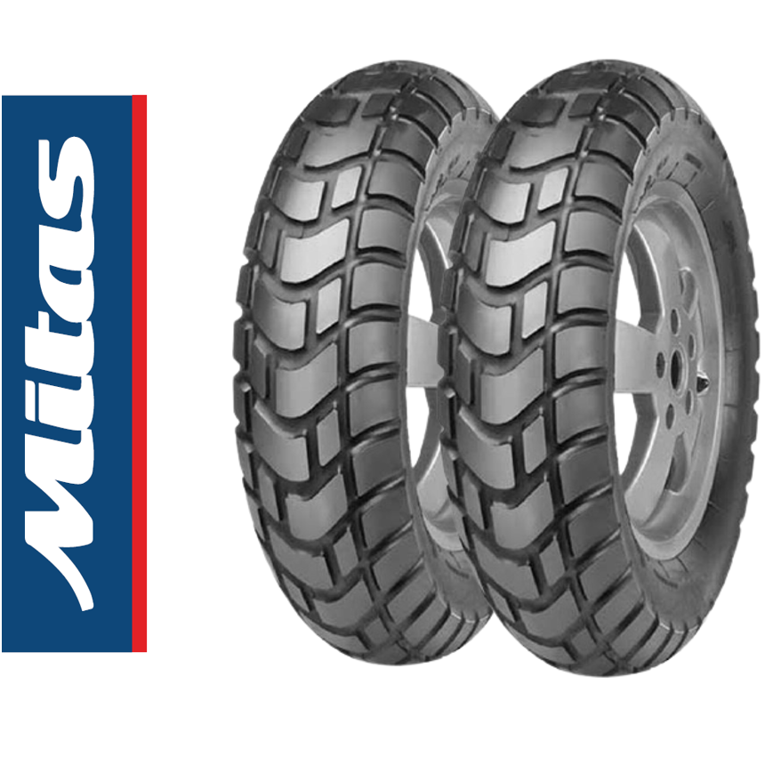 Mitas Set 120/90-10 ve 130/90-10 MC17 Yamaha BWS 100 Ön Arka Lastik