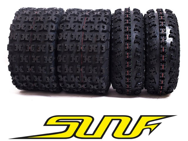 SunF Set 21x7-10 ve 20X10-10 A027 6Kat Atv Lastik Takımı Ön-Arka