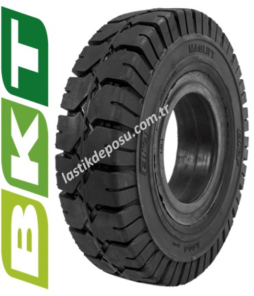 BKT 15x4.50-8 (125/75-8) Siyah Dolgu Segmanlı Forklift Lastiği MagLift Lip