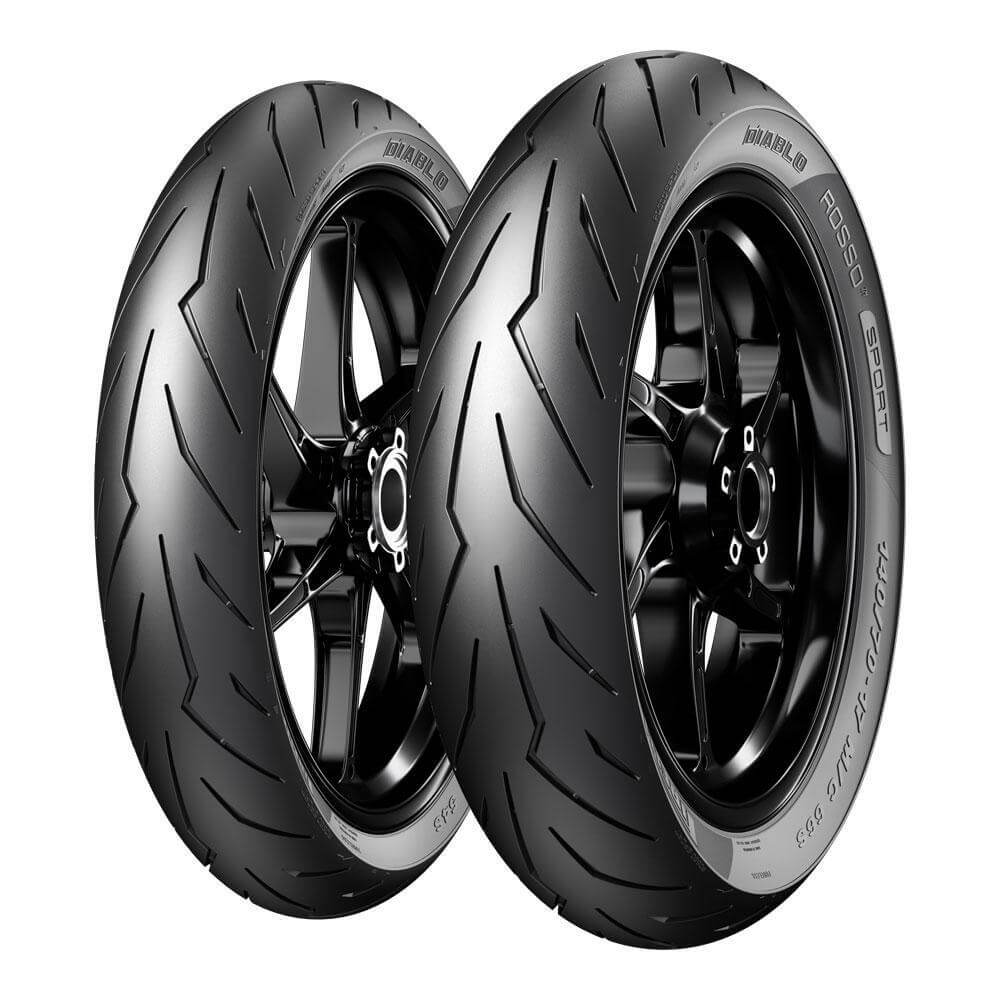 Pirelli Set 100/80-17 ve 130/70-17 Diablo Rosso Sport  Ön Arka Takım